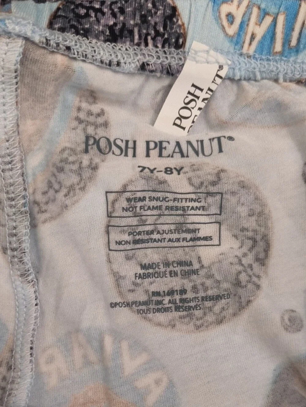 Posh Peanut Caviar Classic Pajama Set Size 7/8 NWOT